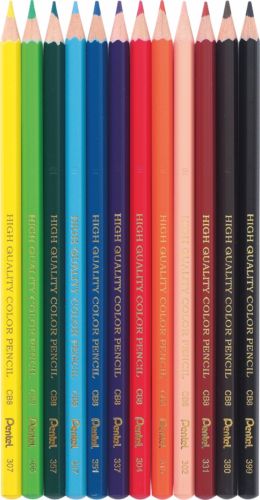 Pentel 12 Colour Pencils