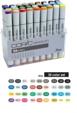 Copic Sketch Markers: 36 Color Set