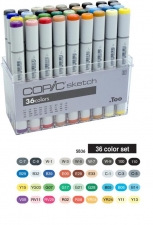 Copic Sketch Markers 36 color set - Concentrate Professional Art